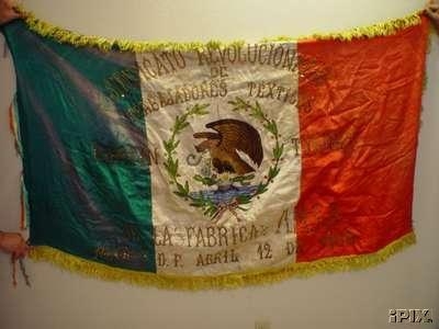 [Martín Torres Mexican Textile Workers Revolutionary Union flag]